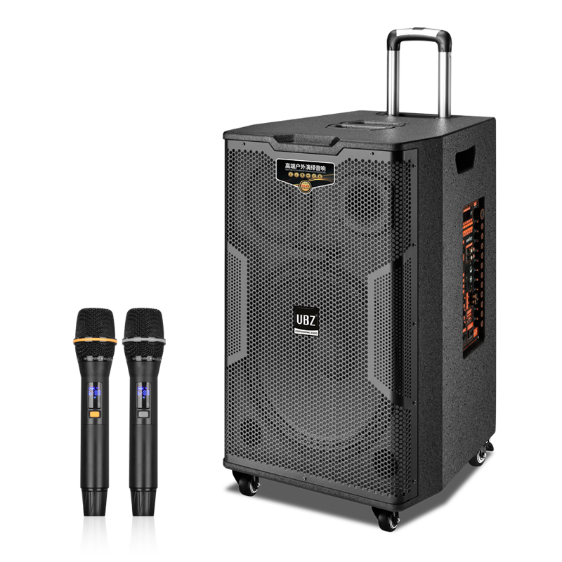 UBZ户外拉杆音箱移动广场舞音响娱乐110V充电音箱