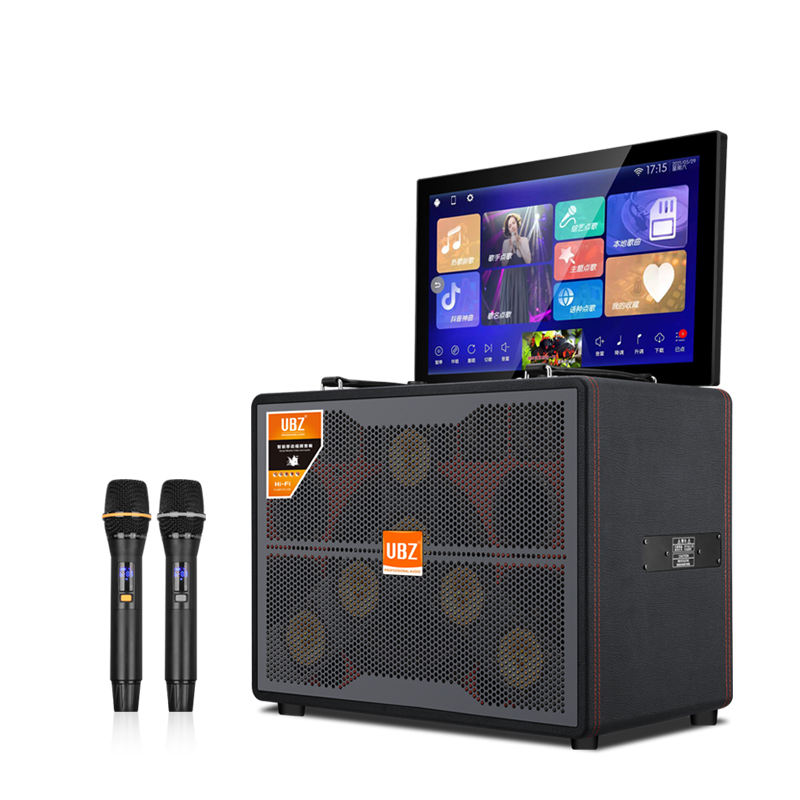 UBZ广场舞带视频音箱户外移动多功能音响带屏幕