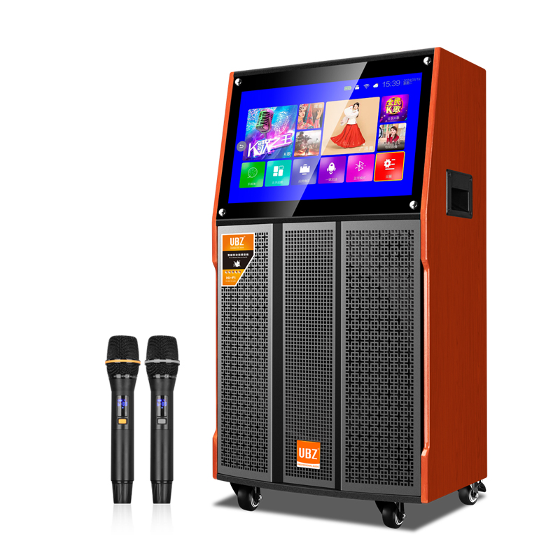 拉杆音响带屏幕户外娱乐110V充电音箱带显示屏