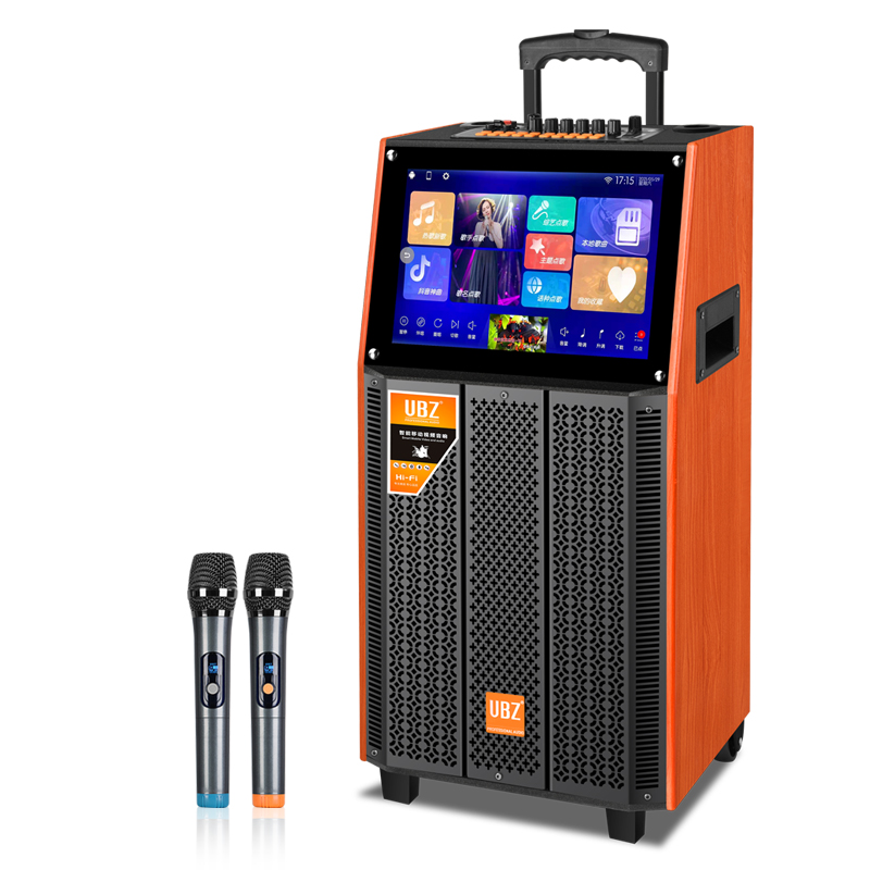 UBZ拉杆音箱带屏幕广场舞音响带显示屏